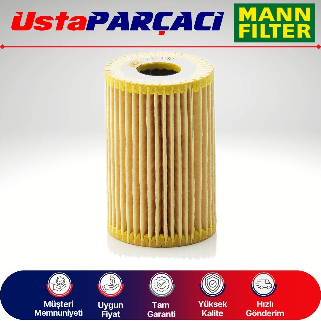 Mann-Filter Mercedes A Serisi W168 A160 Yağ Filtresi 1998-2004 HU610X 1661800009