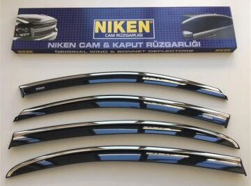 Niken Chery Tiggo 8 Pro Max 4'lü Kromlu Cam Rüzgarlığı