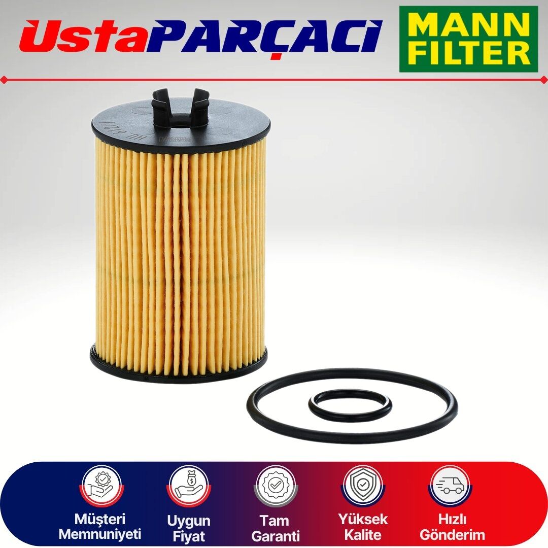 Mann-Filter Mercedes A Serisi W169 A150 Yağ Filtresi 2004-2009 HU612/1X A2661840325