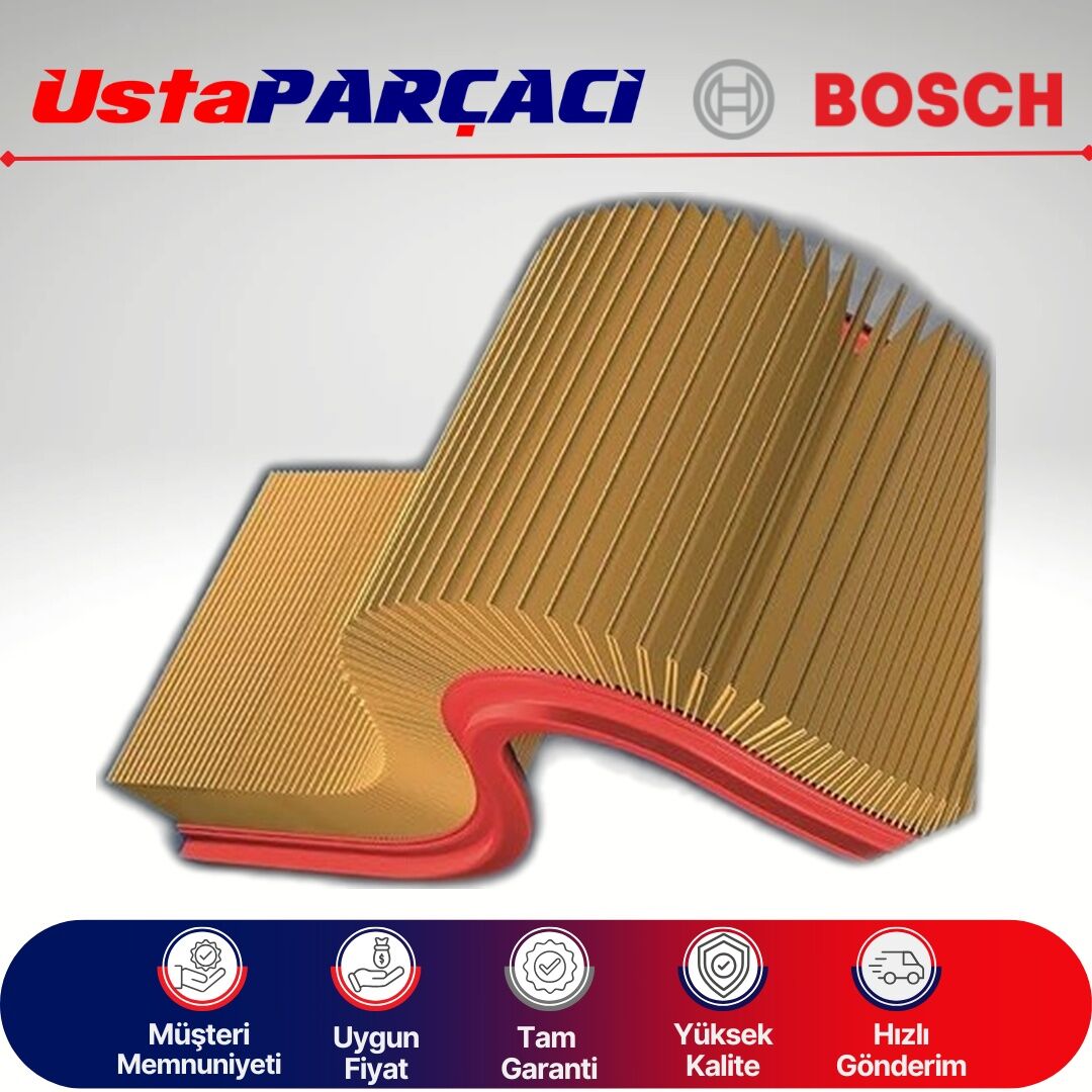 Bosch Mercedes Vito W638 112 Cdi Hava Filtresi 1999-2004 1457433748 S3748 MBA0040942604