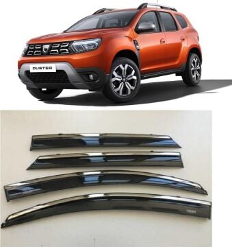 Niken Dacia Duster Kromlu Cam Rüzgarlığı Krom Rüzgarlık 2018-2023