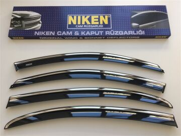 Niken Fiat Egea Hb-Sedan Kromlu Cam Rüzgarlığı 2015 Sonrası Uyumlu
