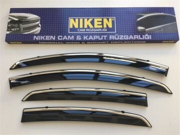 Niken Fiat Linea Kromlu Cam Rüzgarlığı 2007 Sonrası Uyumlu
