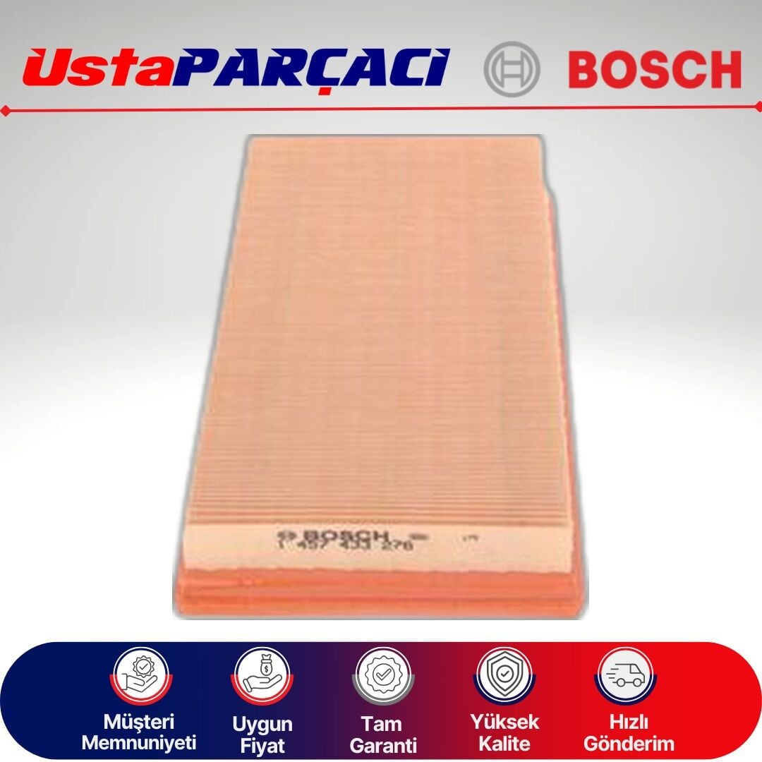 Bosch Mitsubishi Carisma 1.6 Benzinli Hava Filtresi 1997-2005 1457433276 S3276 MR127077