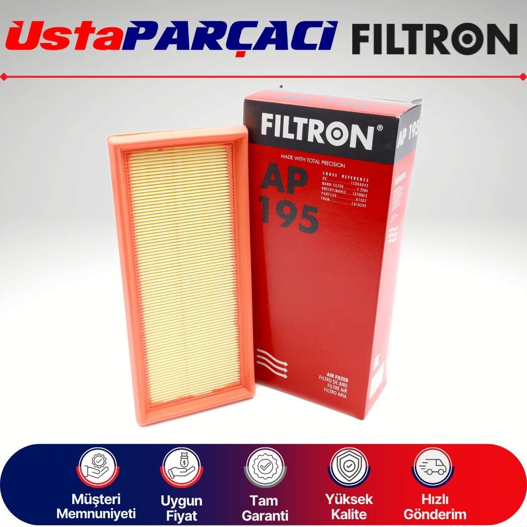 Filtron Mitsubishi Colt 1.3 Benzinli Hava Filtresi 2005-2012 AP195 1500A045