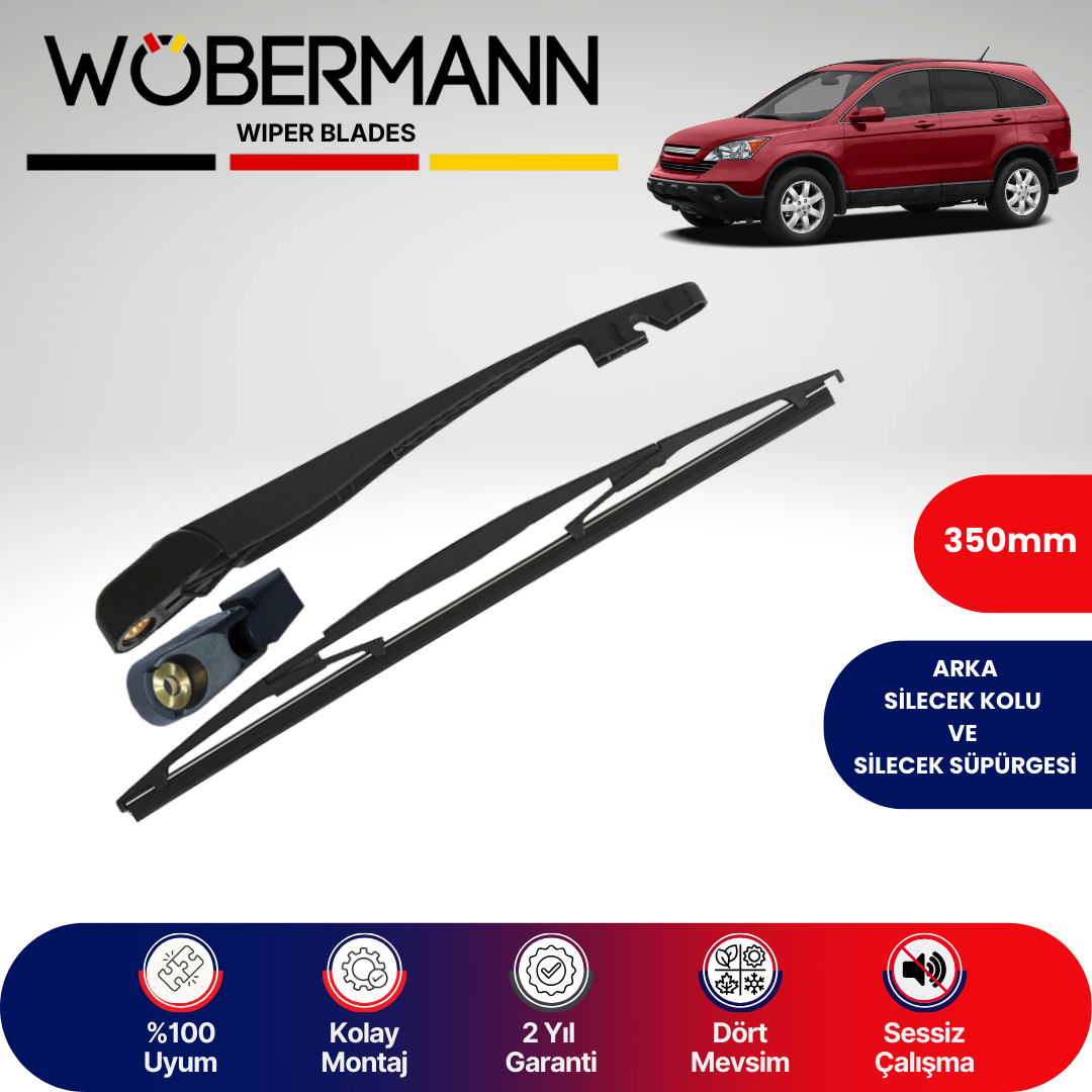 Wöbermann Honda CR-V 2006-2011 Arka Silecek Kolu ve Süpürgesi Komple