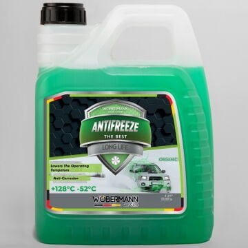 Wöbermann Yeşil Antifriz 4 Mevsim Organik -52°C 4 Lt.
