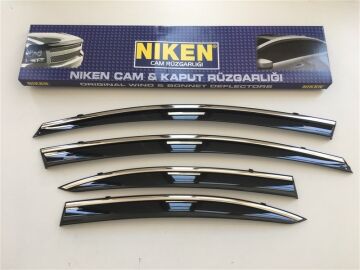 Niken Honda Civic Fd6 Kromlu Cam Rüzgarlığı 2007-2012 Arası Uyumlu