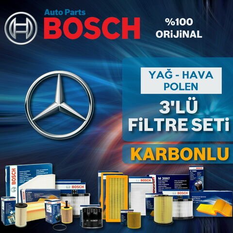 Bosch Mercedes A Serisi A160-A180 Cdi W176 Filtre Bakım Seti 2013-2015 3KP