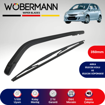 Wöbermann Honda Jazz 2001-2008 Arka Silecek Kolu ve Süpürgesi Komple