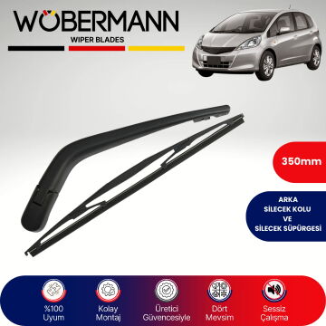 Wöbermann Honda Jazz 2009-2014 Arka Silecek Kolu ve Süpürgesi Komple