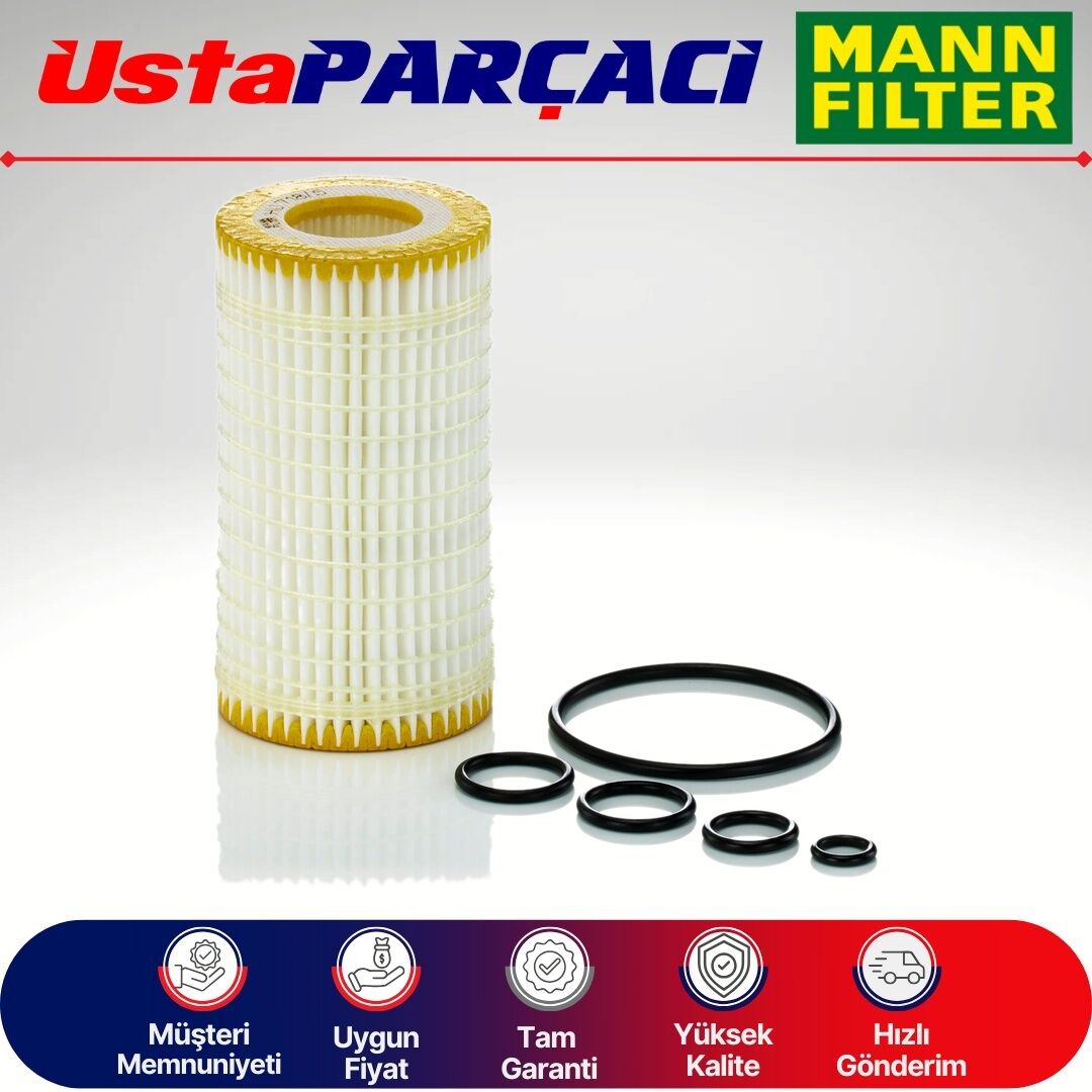 Mann-Filter Mercedes C Serisi W202 C240 Yağ Filtresi 1998-2001 HU718/5X 11422247018