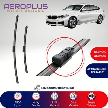 Aeroplus BMW 6 Serisi G32 2017-2023 Muz Silecek Takımı