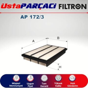 Filtron Mitsubishi Pajero 3.2 Di-D Dizel Hava Filtresi 2007-2015 AP172/3 MR404847