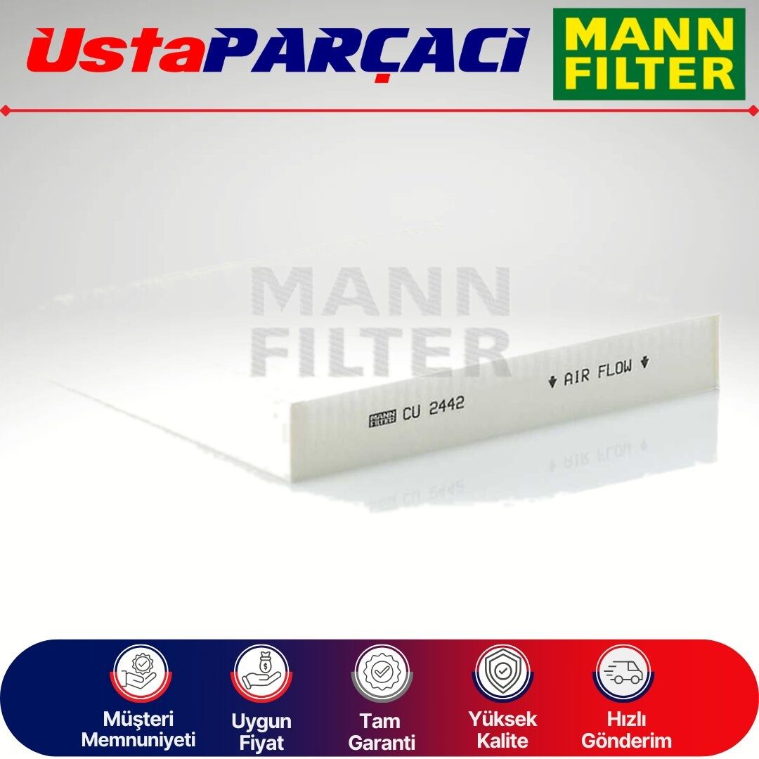 Mann-Filter Opel Mokka Standart Polen Filtresi 2012-2016 CU2442 1808246