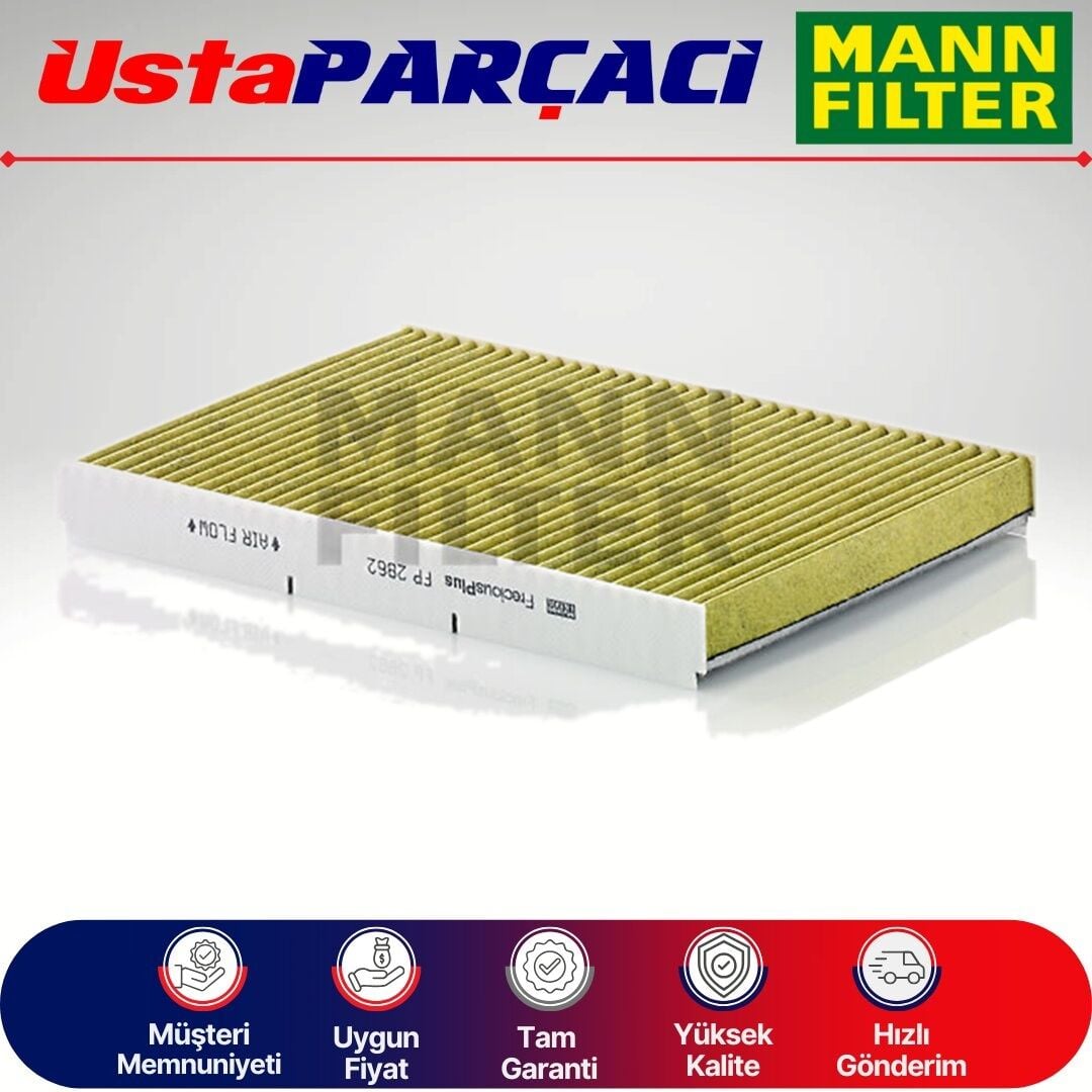 Mann-Filter VW Caravelle T6 Anti-Alerjen Karbonlu Polen Filtresi 2016-2022 FP2842 7H0819631A