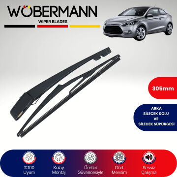 Wöbermann Hyundai İ20 II Coupe 2015-2021 Arka Silecek Kolu ve Süpürgesi Komple