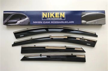 Niken Opel Astra J 2009-2015 Arası Kromlu Cam Rüzgarlığı 4'lü