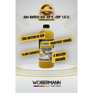 Wöbermann Sarı Antifriz 4 Mevsim Organik G13 -52°C 1.5 Lt.