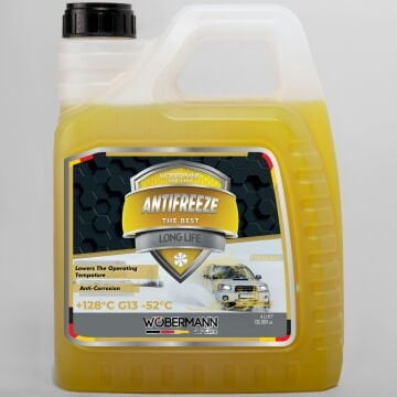 Wöbermann Sarı Antifriz 4 Mevsim Organik G13 -52°C 4 Lt.