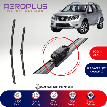 Aeroplus Nissan Terrano 2016-2021 Muz Silecek Takımı