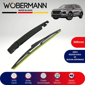Wöbermann Hyundai Santa Fe 2019-2024 Arka Silecek Kolu ve Süpürgesi Komple