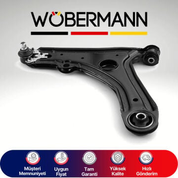 Wöbermann 17 mm Caddy 2-Golf 2 1983-1992 -Polo Clasic 1995-2001 Salıncak Alt Sol Rotilli 191407151B