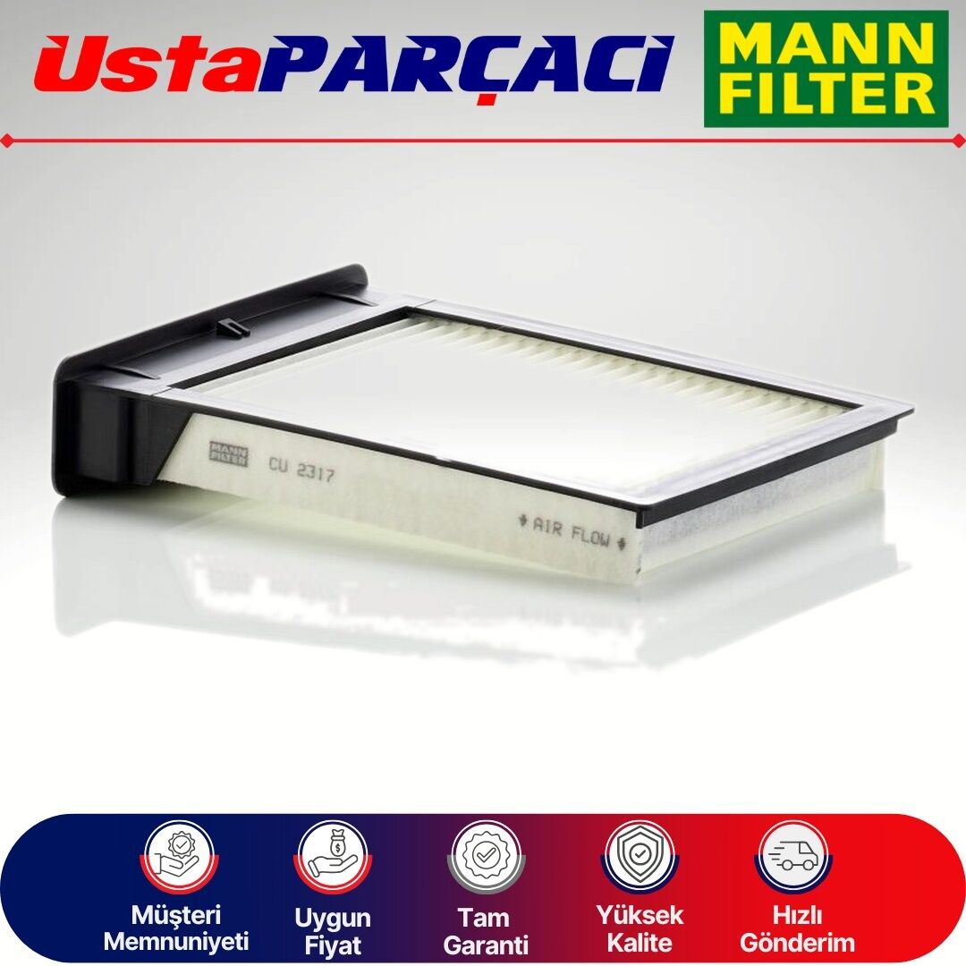 Mann-Filter Peugeot 107 Standart Polen Filtresi 2007-2013 CU2317 6447TV