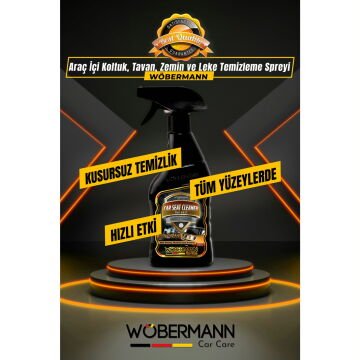Wöbermann Araç İçi Koltuk, Tavan, Zemin ve Leke Temizleme Spreyi 400 Ml.