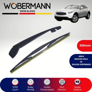 Wöbermann İnfiniti Fx S51 2008-2013 Arka Silecek Kolu ve Süpürgesi Komple