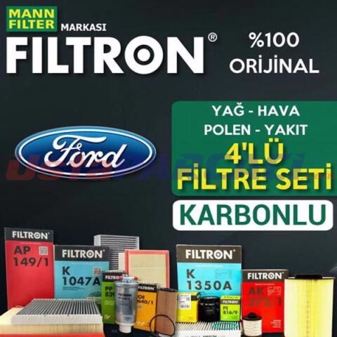 Filtron Ford Focus 1.6 Tdci Filtre Bakım Seti 2007-2010 4KP