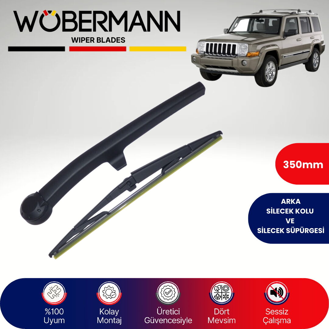 Wöbermann Jeep Commander Xh 2006-2016 Arka Silecek Kolu ve Süpürgesi Komple