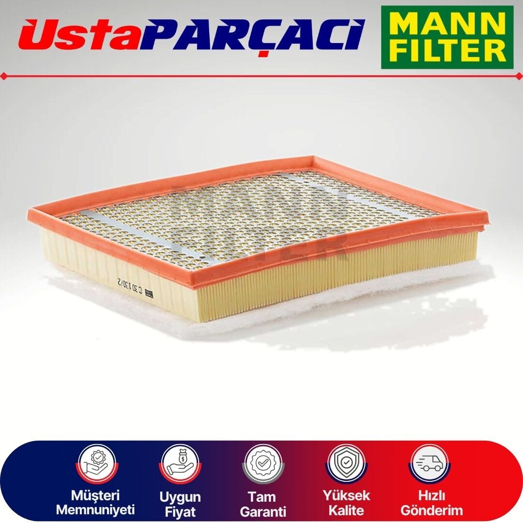 Mann-Filter Opel Zafira A 1.6 Benzinli Hava Filtresi 2000-2005 C30130/2 C30130/2 835632