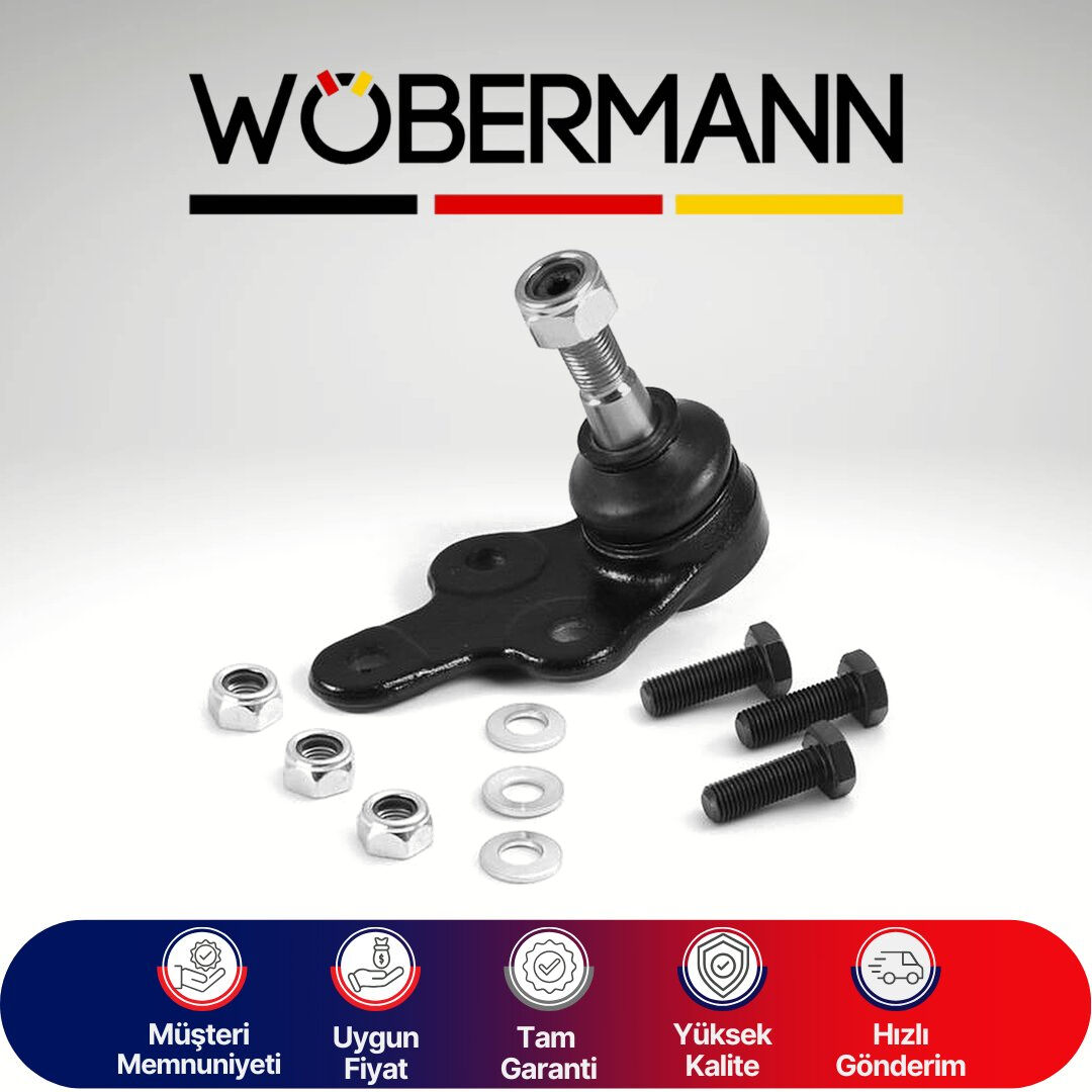 Wöbermann Ford Focus-Cmax 2004-> 18mm İnce Tip Rotil Alt 3M51 3K209 AA