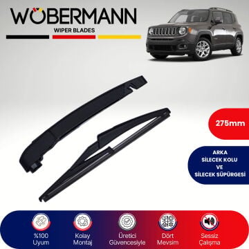 Wöbermann Jeep Renegade 2014-2024 Arka Silecek Kolu ve Süpürgesi Komple