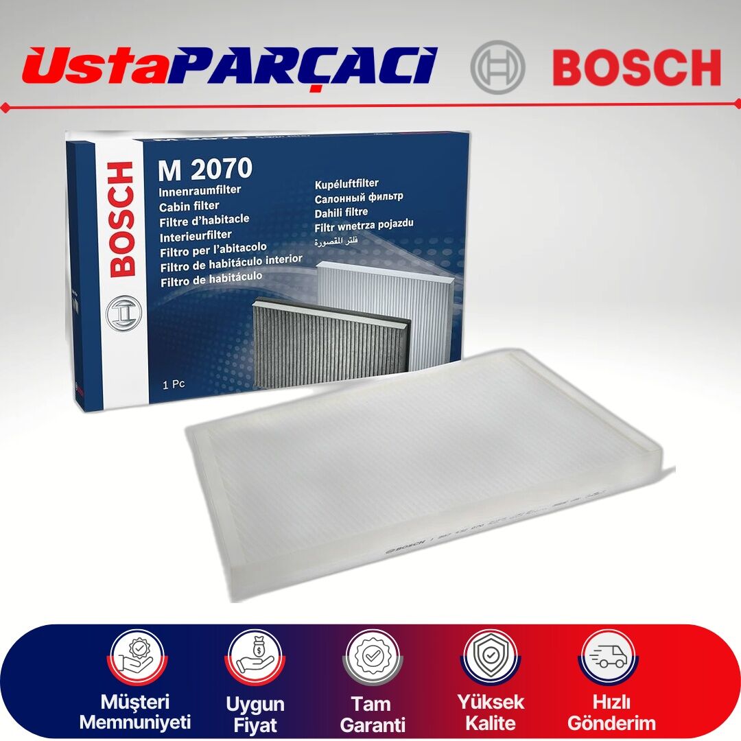 Bosch Mercedes C Serisi W203 Standart Polen Filtresi 2000-2007 1987432070
