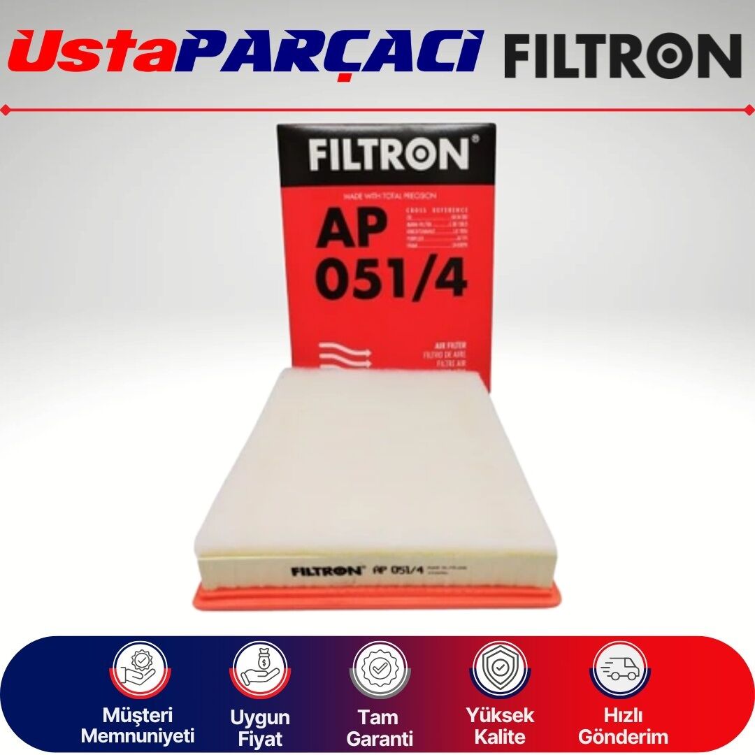 Filtron Opel Astra H 1.3 Cdti Dizel Hava Filtresi 2005-2012 AP051/4 835632