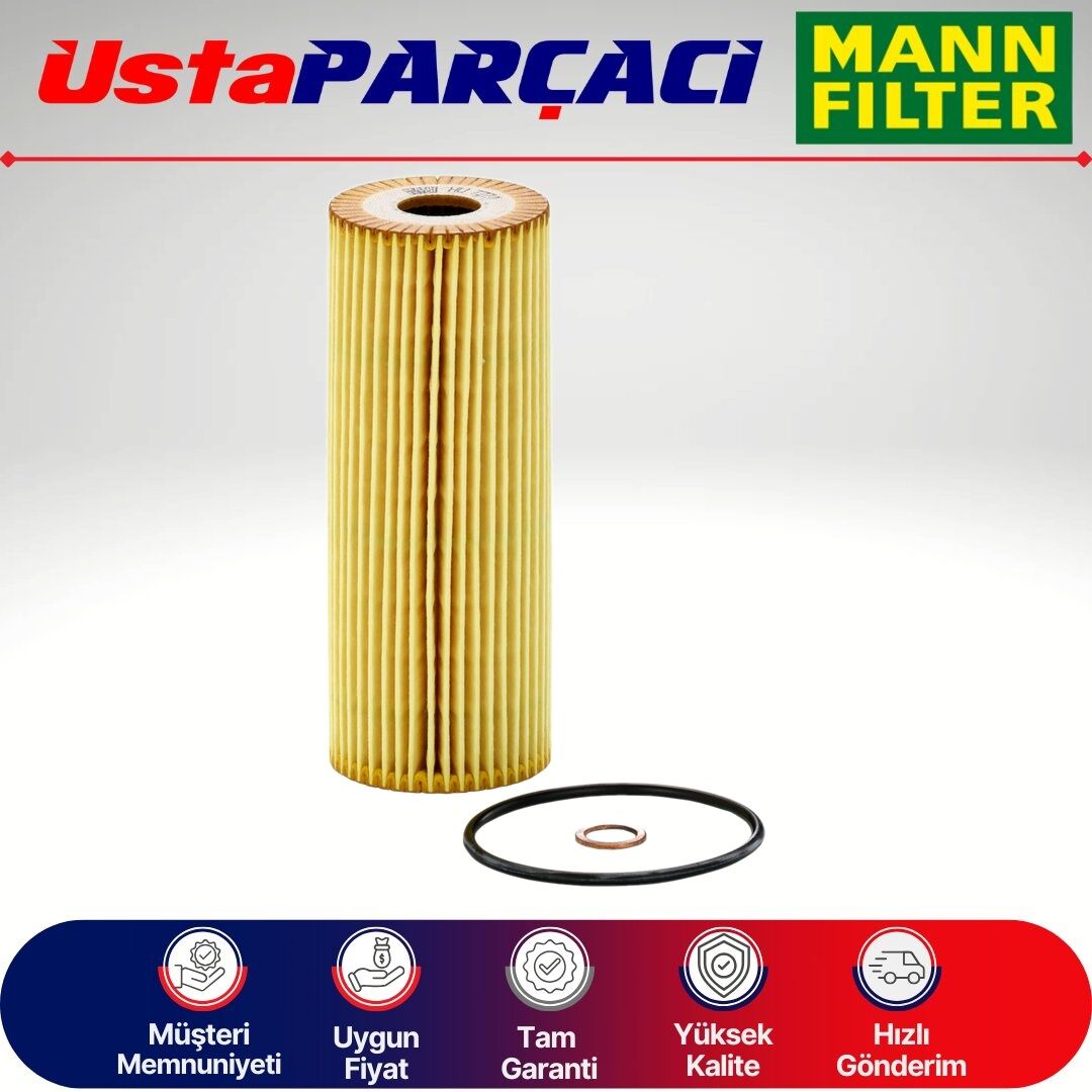 Mann-Filter Mercedes E Serisi W210 E200 Yağ Filtresi 1995-1999 HU727/1X 00A115466