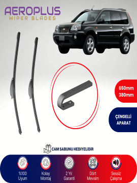 Aeroplus Nissan X-Trail 2000-2007 Muz Silecek Takımı