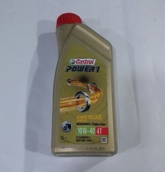 Castrol Motor Yağı Castrol Power 1 4T 10W40 1Lt