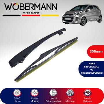 Wöbermann Kia Picanto 2011-2017 Arka Silecek Kolu ve Süpürgesi Komple