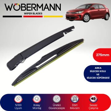 Wöbermann Kia Rio 2017-2024 Arka Silecek Kolu ve Süpürgesi Komple