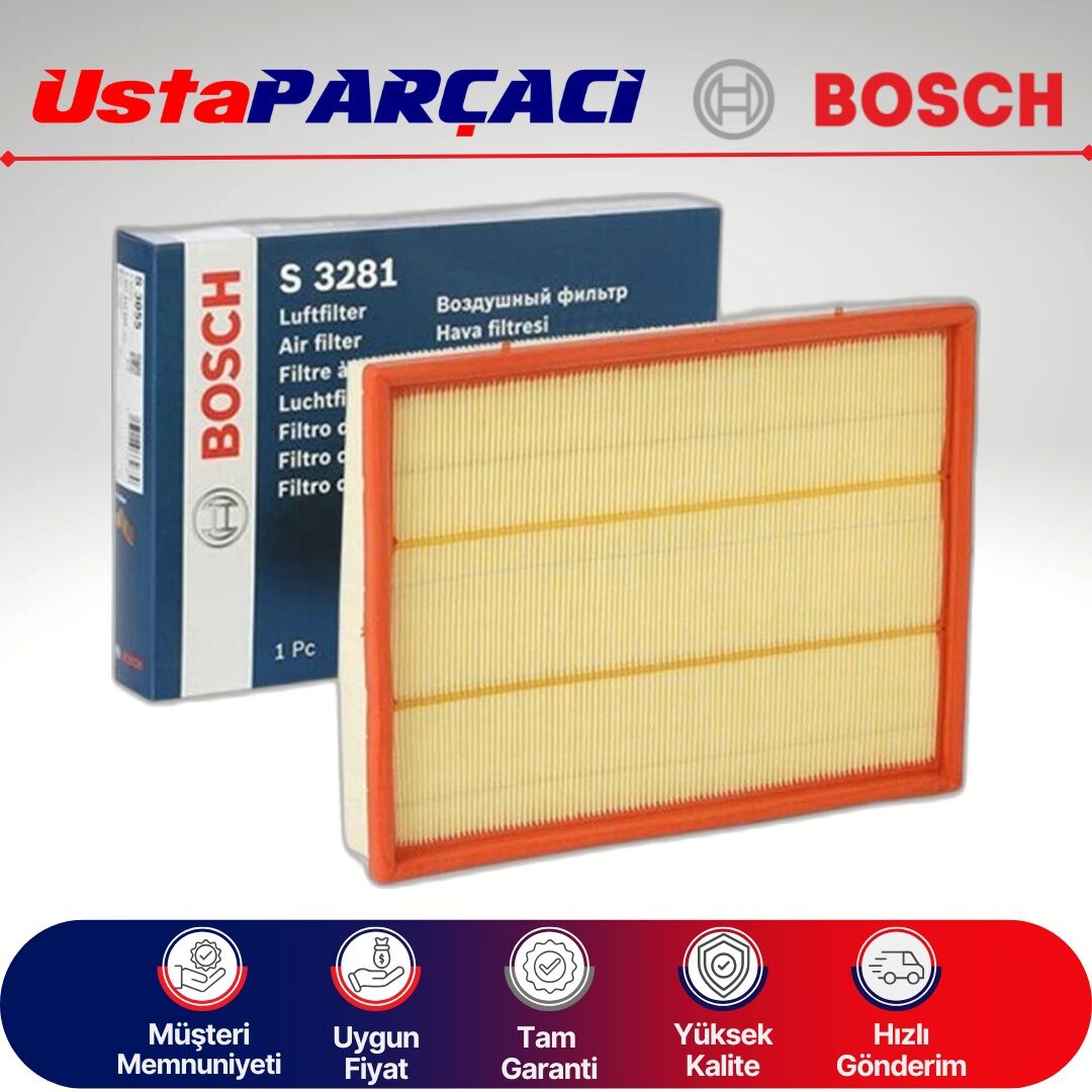 Bosch Opel Astra H 1.4 Benzinli Hava Filtresi 2004-2007 1457433281 S3281 835622