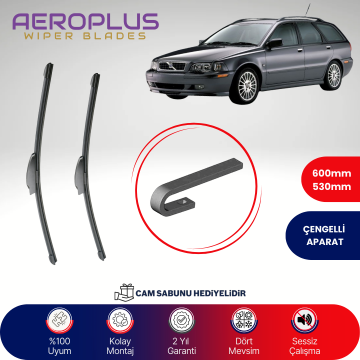 Aeroplus Volvo V60 2000-2004 Muz Silecek Takımı