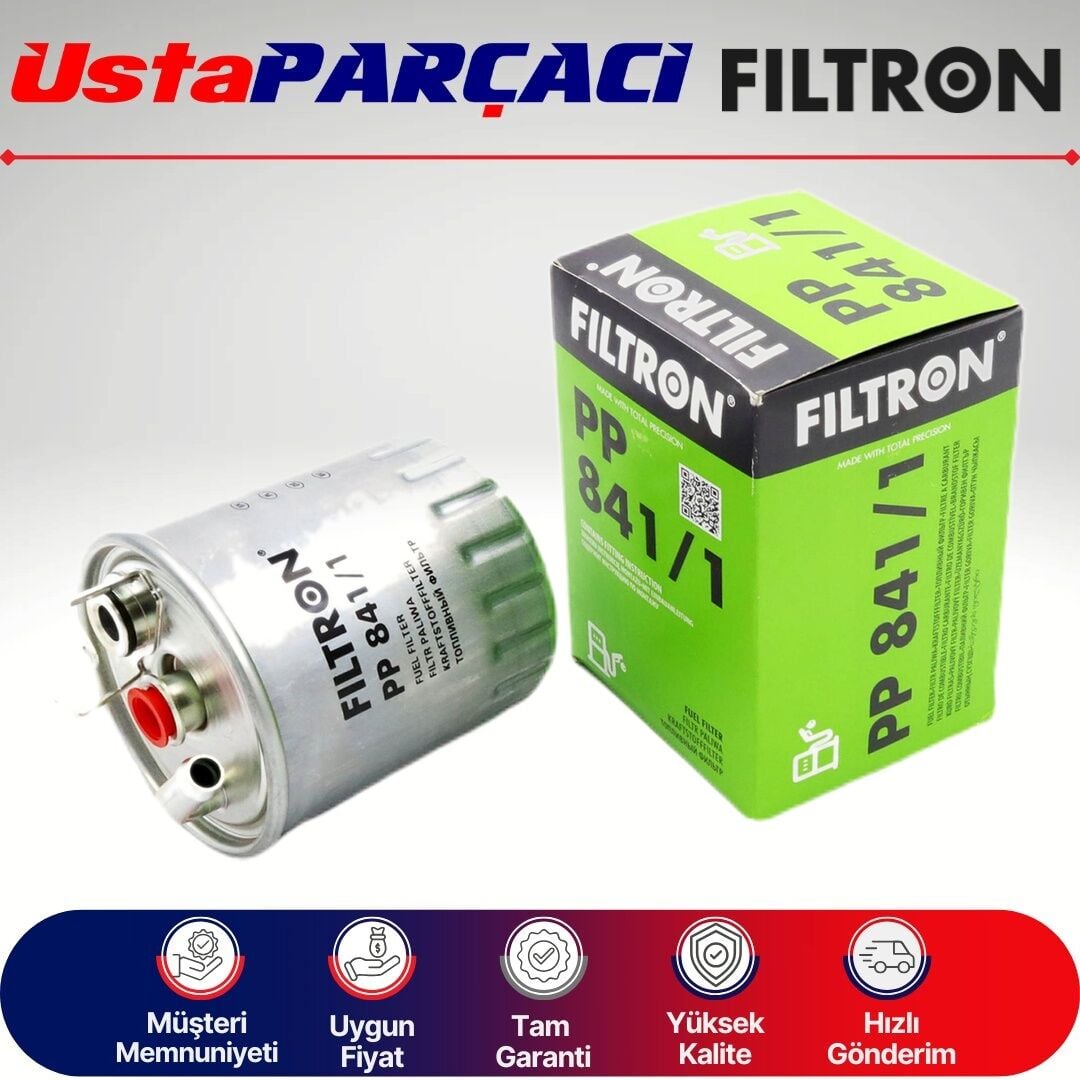 Filtron Mercedes Vaneo W414 170 Cdi Yakıt Filtresi 2002-2005 PP841/1 6110920201