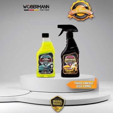 Wöbermann 2'li Araba Oto Hızlı Yıkama Şampuan Ve Cila Seti