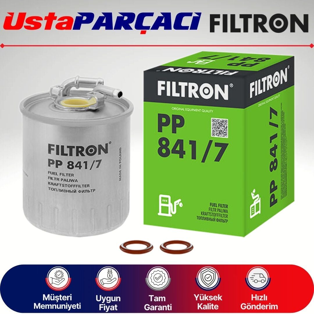 Filtron Mercedes Vito W639 111 Cdi Yakıt Filtresi 2004-2011 PP841/7 6460920201