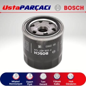 Bosch Hyundai Tucson 1.6 Gdi Benzinli Yağ Filtresi 2015-2018 F026407124 P7124 MD352626