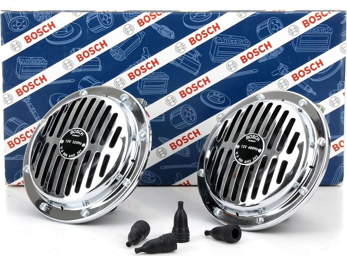 Bosch Yüksek Ses Süperton Büyük Koca Kafa Nikelaj Korna 12V 325/400Hz 110dB