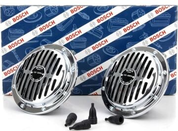 Bosch Yüksek Ses Süperton Büyük Koca Kafa Nikelaj Korna 12V 325/400Hz 110dB